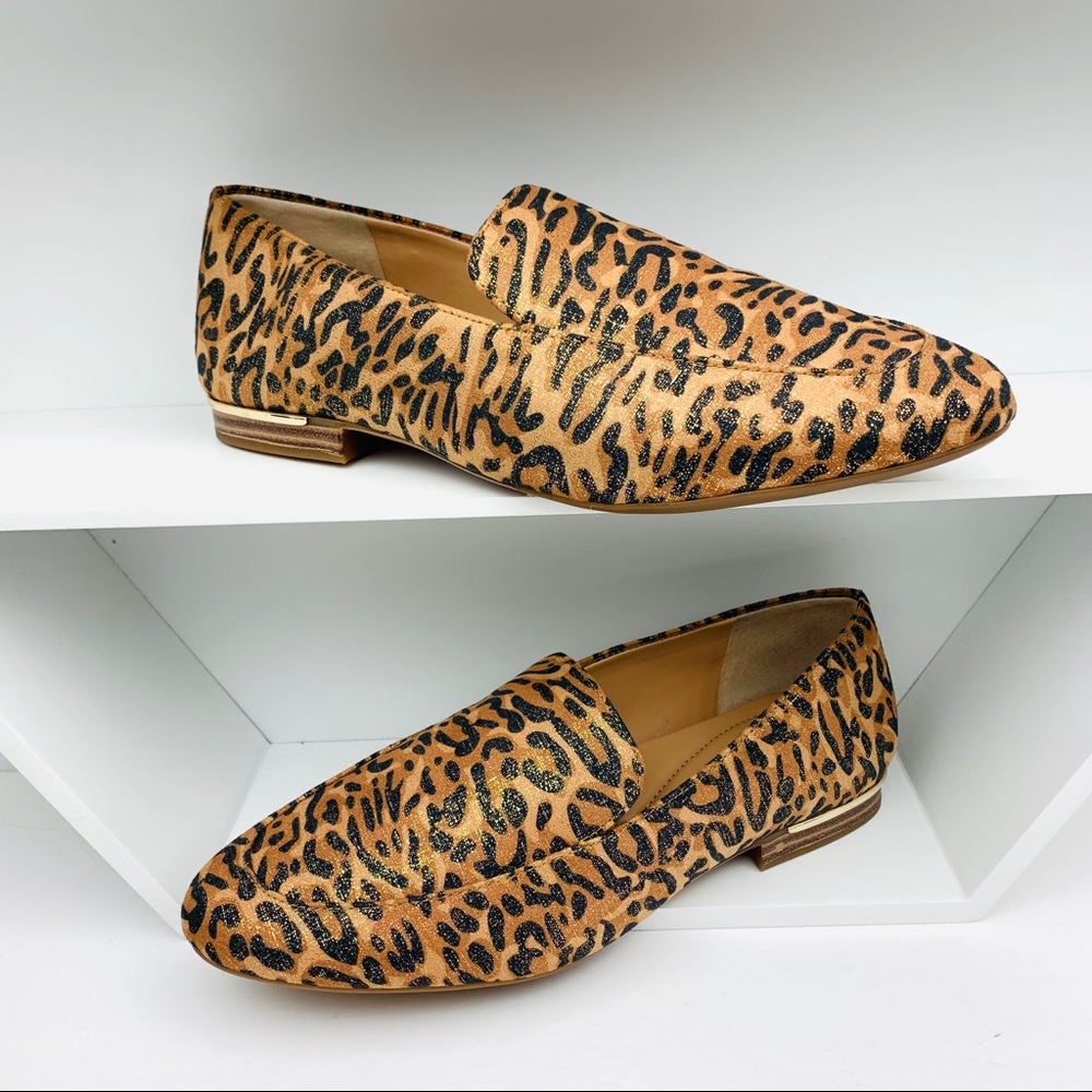 Alex Marie Leopard Barson Smoking Loafer Shoe Flat Shoe New Summer